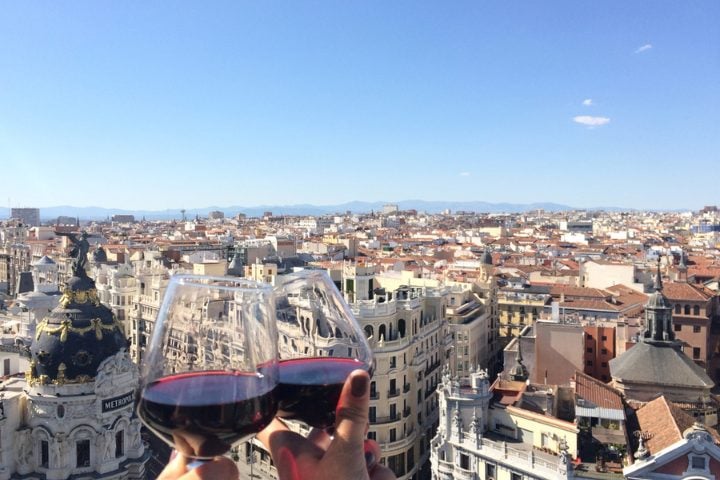 rooftops in Madrid